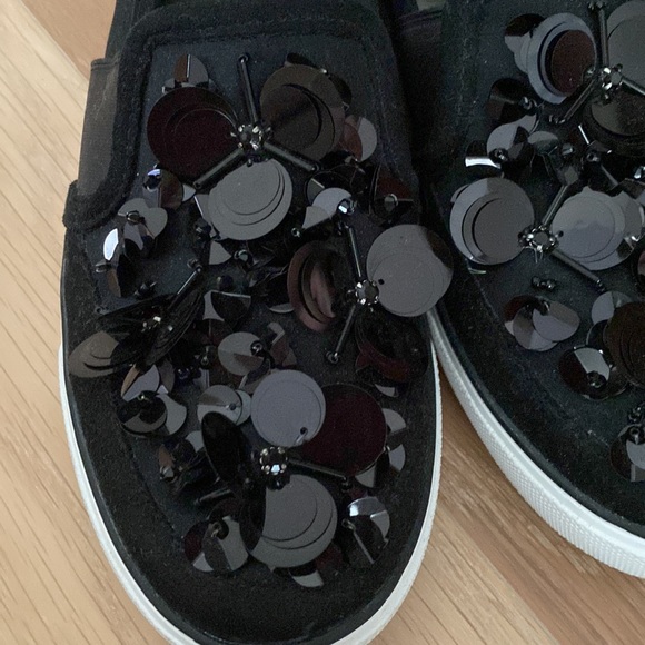 Super fun Nine West sequin beaded loafers size 7.5 - Picture 5 of 5